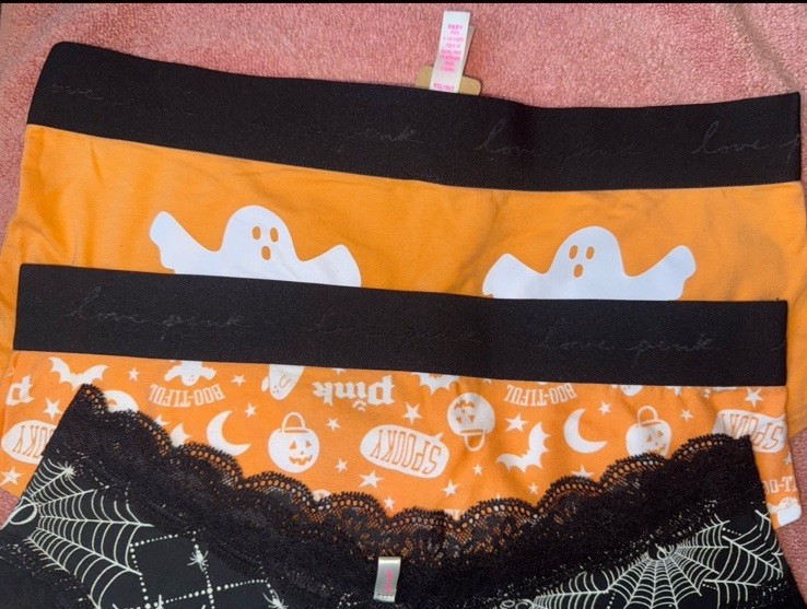 Victoria’s secret PINK HTF Halloween 5-PACK PANTIES 2023-2024 (M)