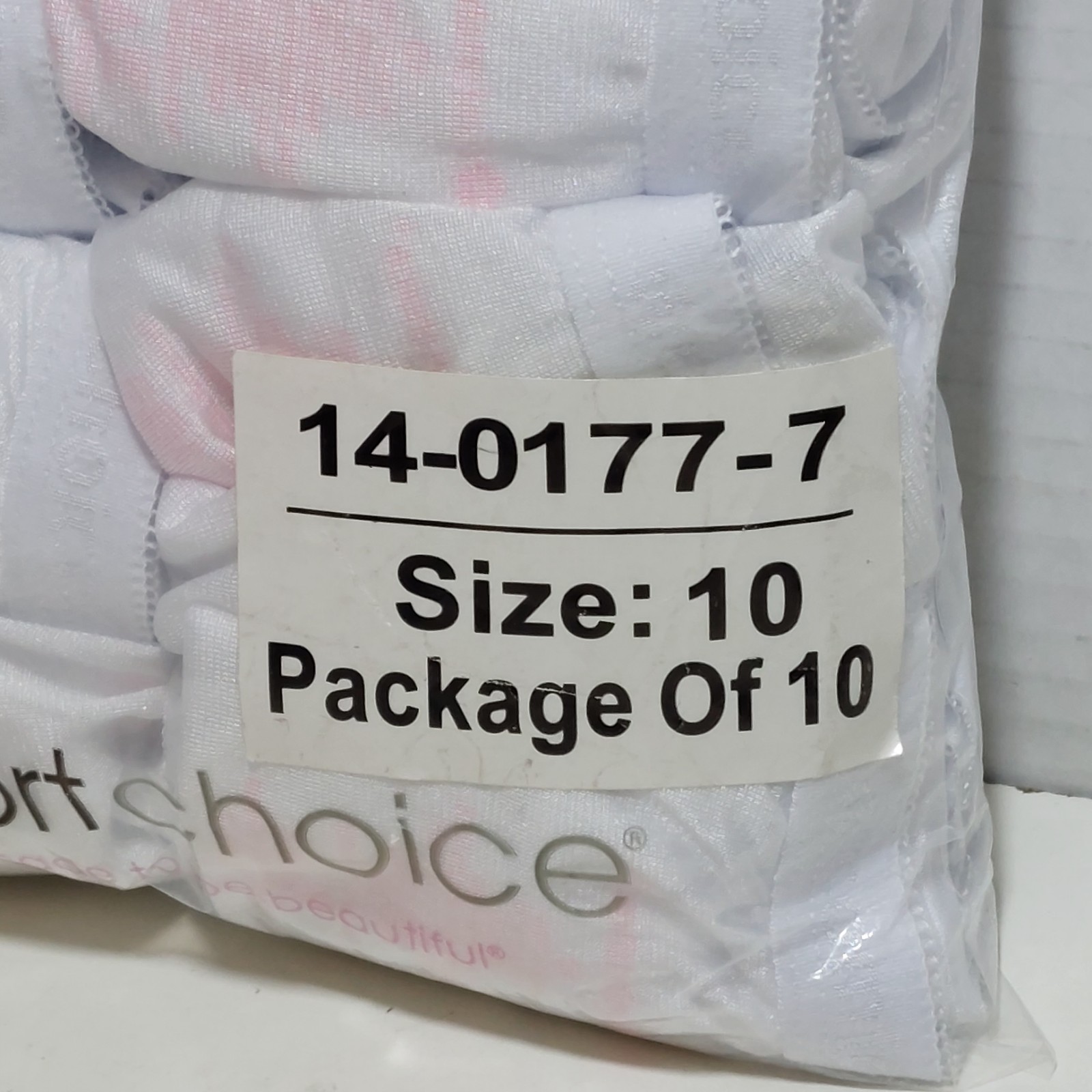 Comfort Choice Women Plus Size 10 Nylon Full Cut Panties 14-0177-7 New Lot of 10