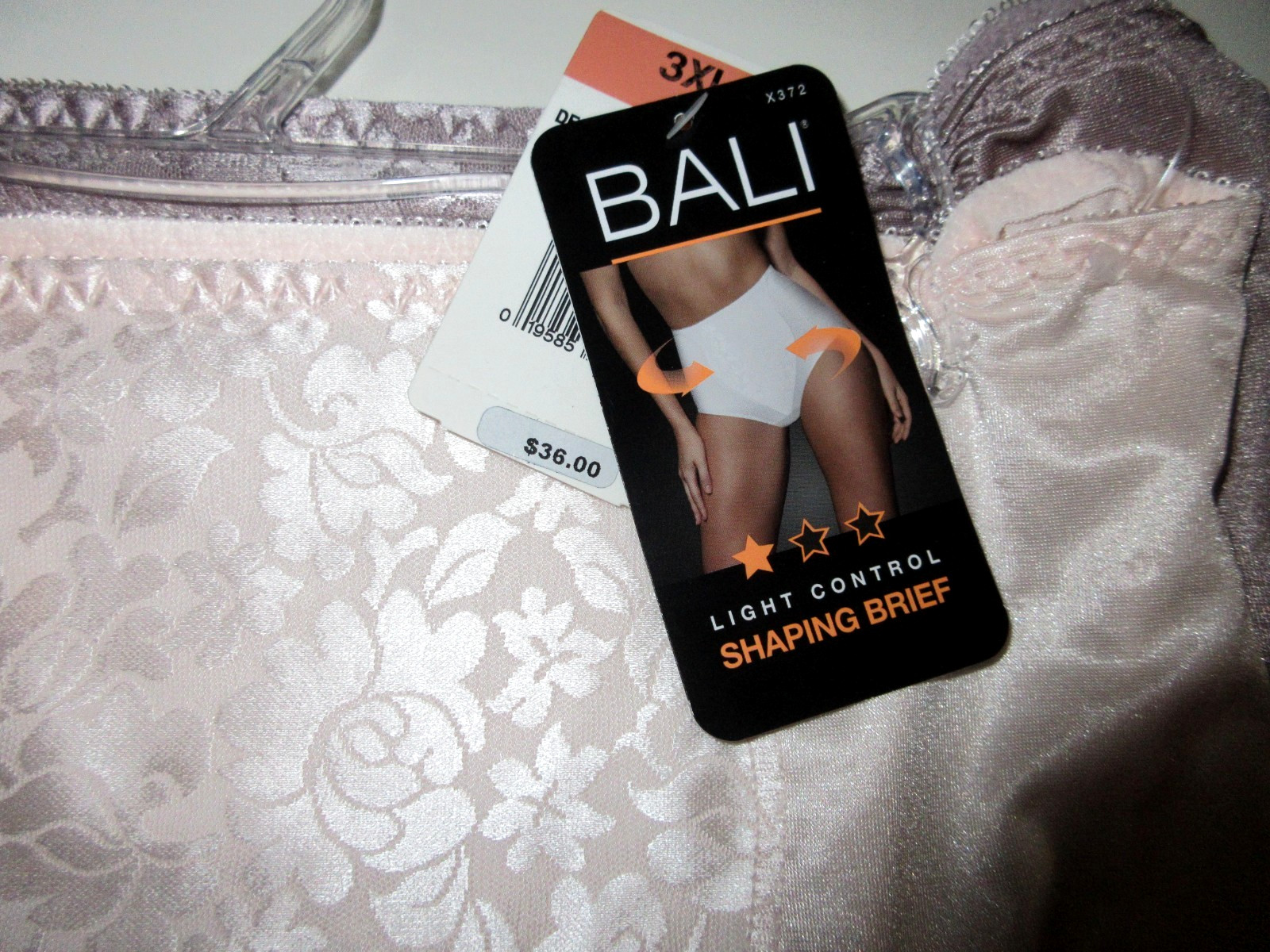 BALI 2-Pairs SHAPING brief Light Control panties nylon womens Plus ~ 3XL $36