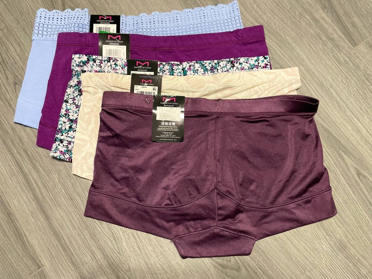 Maidenform Fits Like A Dream Boyshorts, Panties Multicolor New