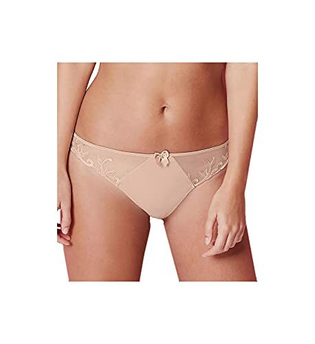 Simone Perele Women’s Andora Cotton Thong, peau Rose, X-Small