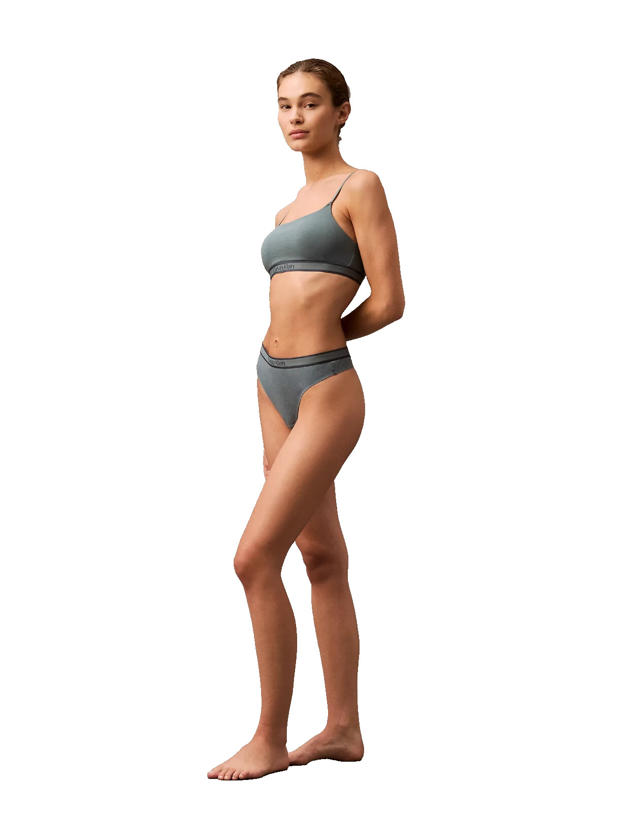 BIKINI – Calvin Klein WOMEN’s (LARGE) Tonal Log QF7952-030 Odor Resistant