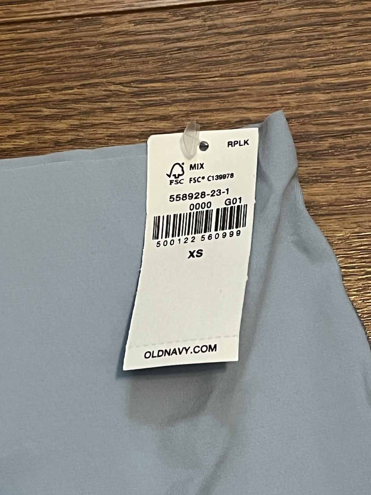 OLD NAVY Blue High-Waisted No-Show Brief Panties Size XS Laser Cut