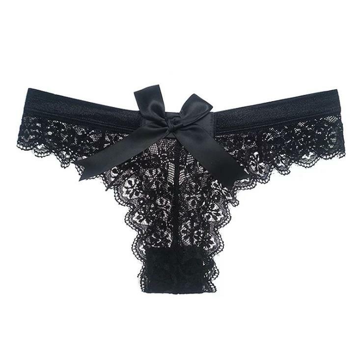 Women Sexy G-string Lingerie Thongs Panties Briefs Underwear Knickers Black E