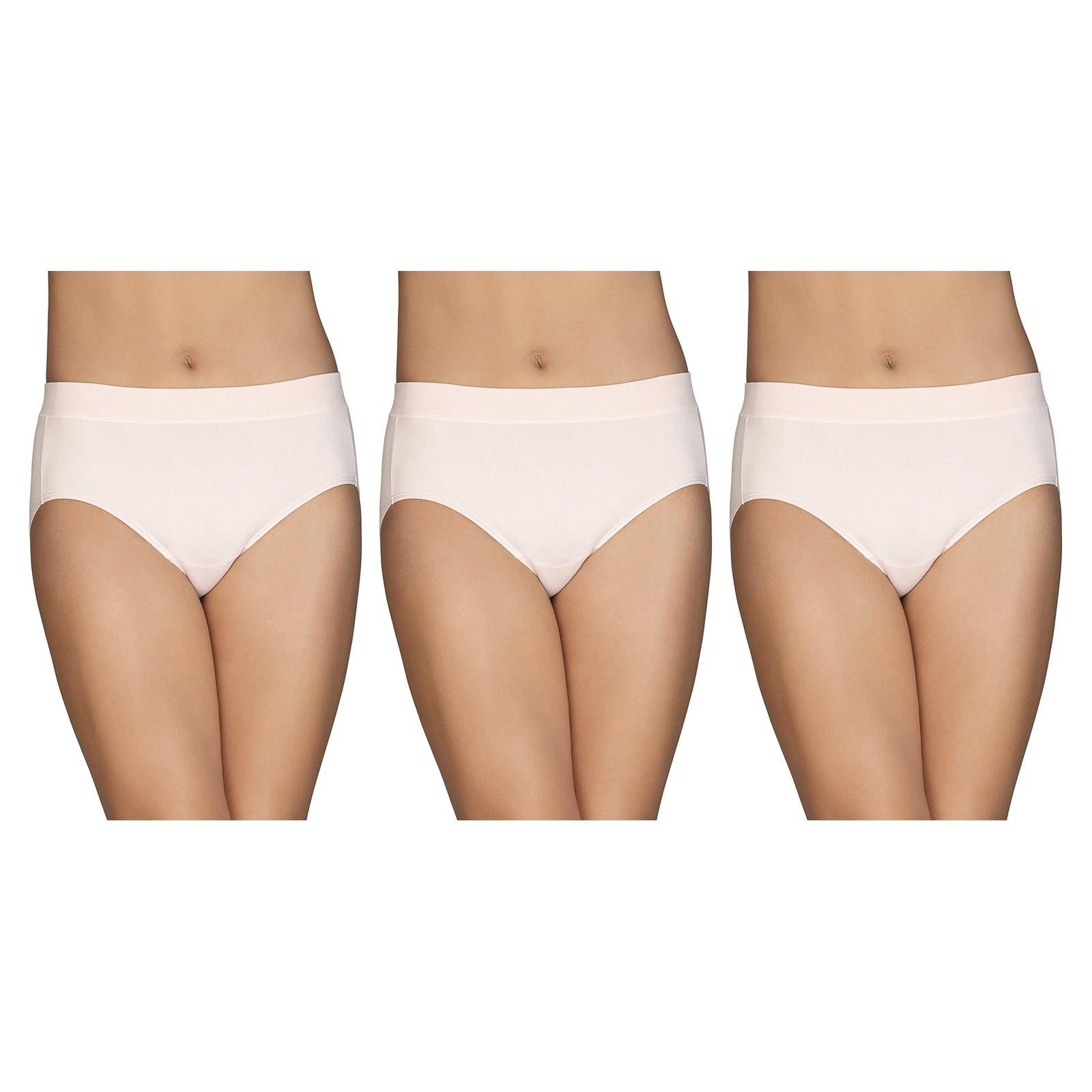 3 Pack Vanity Fair Beyond Comfort Seamless Hipster 18212 Sheer Quartz 5-6-7 NWT
