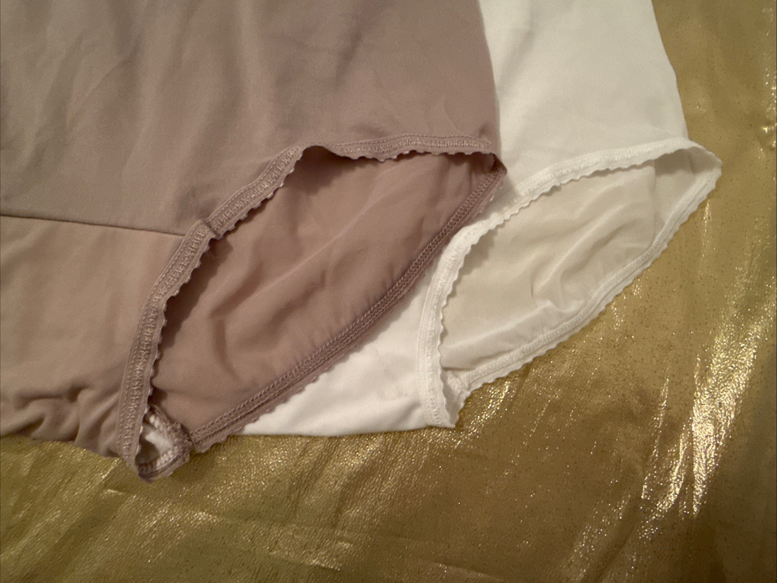NEW 2 Pair of Bali Skimp Scamp Briefs Panties #2633 Neutral Colors Size Large
