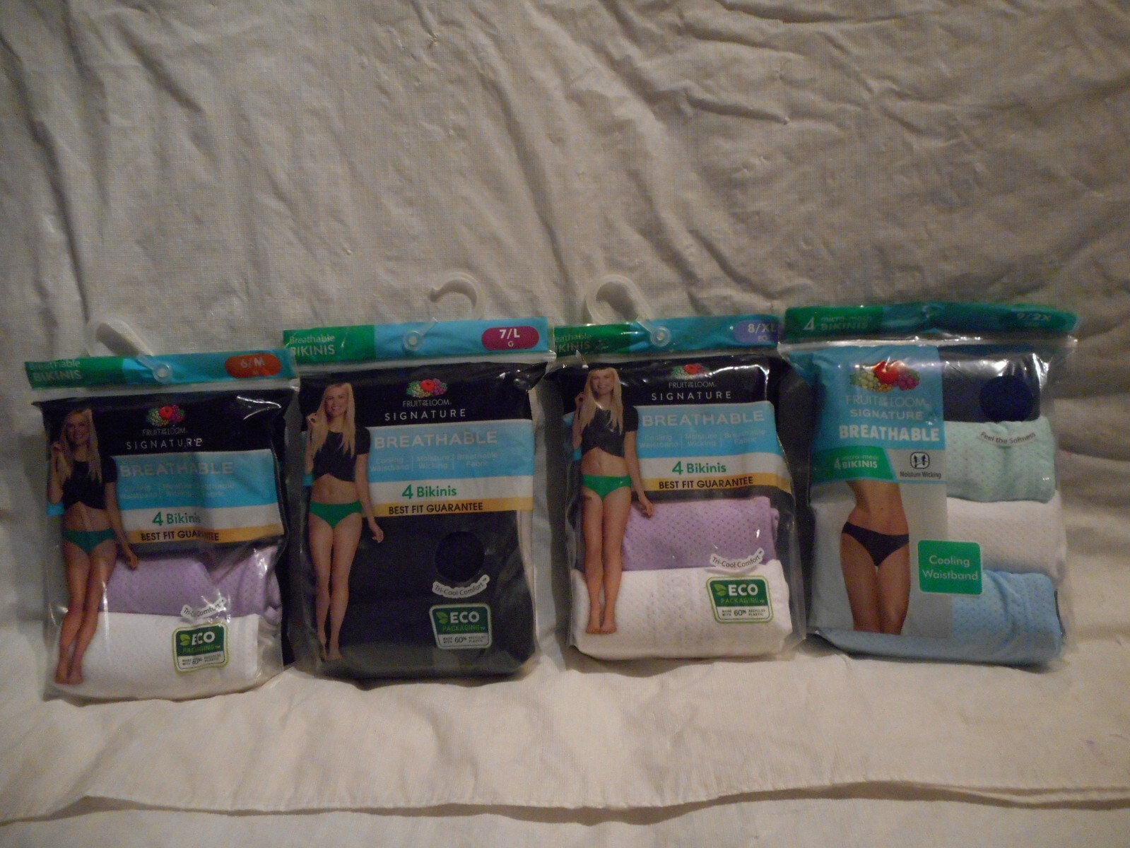 4 PK Fruit Of Loom Women’s Breathable Bikini & Micro Mesh S,M,L,XL, & 2X