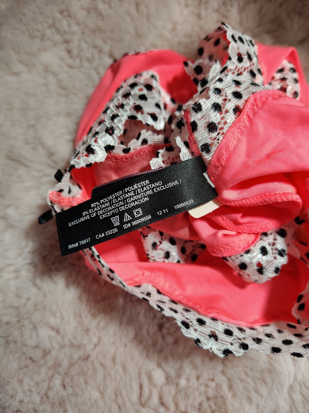 Victoria’s Secret Sexy Little Things MD Cheeky Bright Lace Insert Rare Style