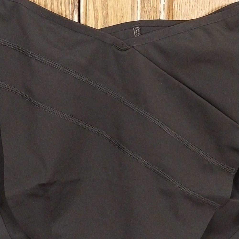 Phoenix NWT Malibu Angled Cheeky Bikini Size 1X Black UV Protection