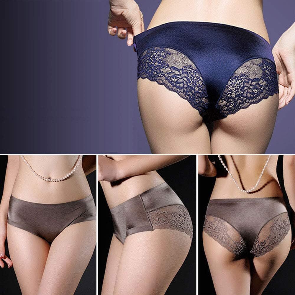 Sexy Lace Underwear for Women Frozen Silk XX-Large, 4-pack Fashion Assorted