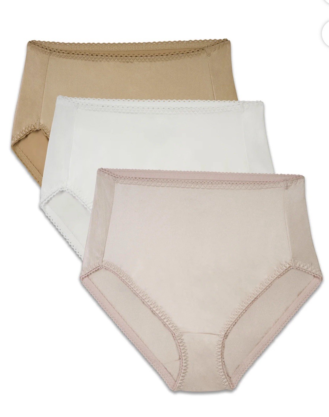 Women’s Radiant Vanity Fair 3 Pack Hi-Cut Light Control Underwear 5XL (12) NEW