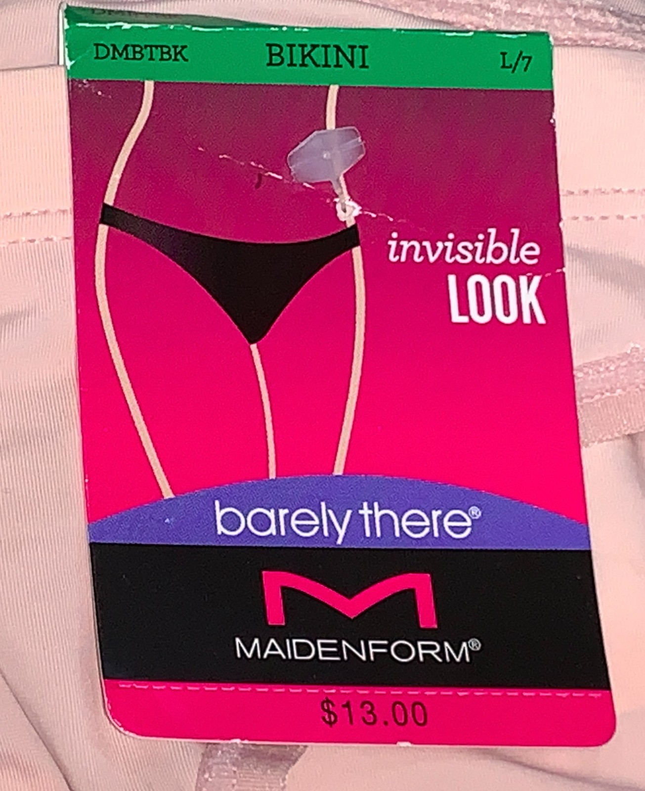MAIDENFORM Barely There Invisible Look Paris Nude Bikini Panty Women S 5 L 2XL 9
