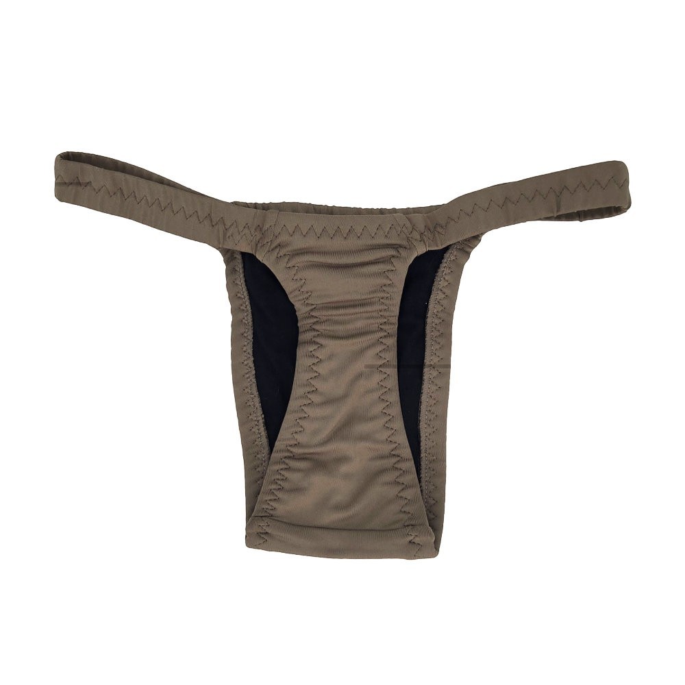 Brown Satin Gaff Panty Tucking Compression Underwear Transgender or Crossdresser
