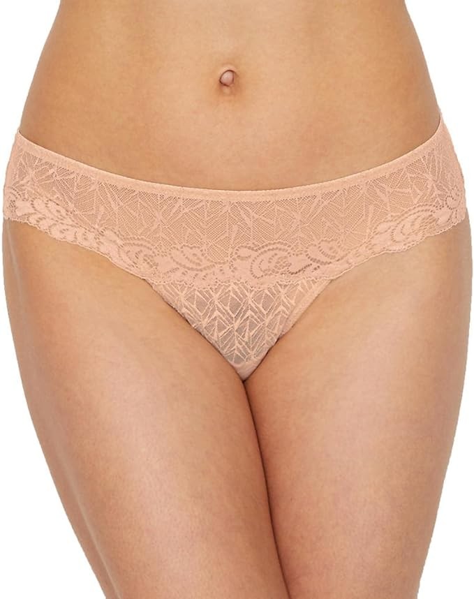 Wacoal Women’s Vivid Encounter Bikini Panty, Rose dust, Large