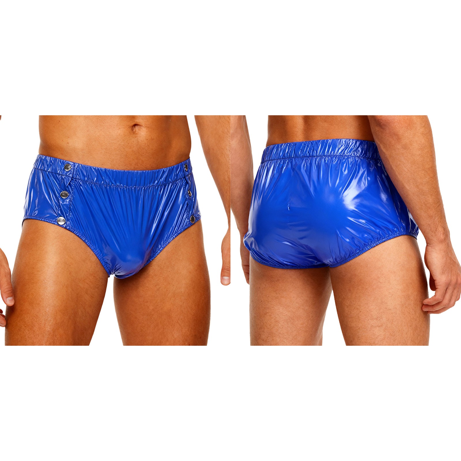 US Mens Adult Incontinence Leak-protection Underwear Cover Pant Pvc Tear-away