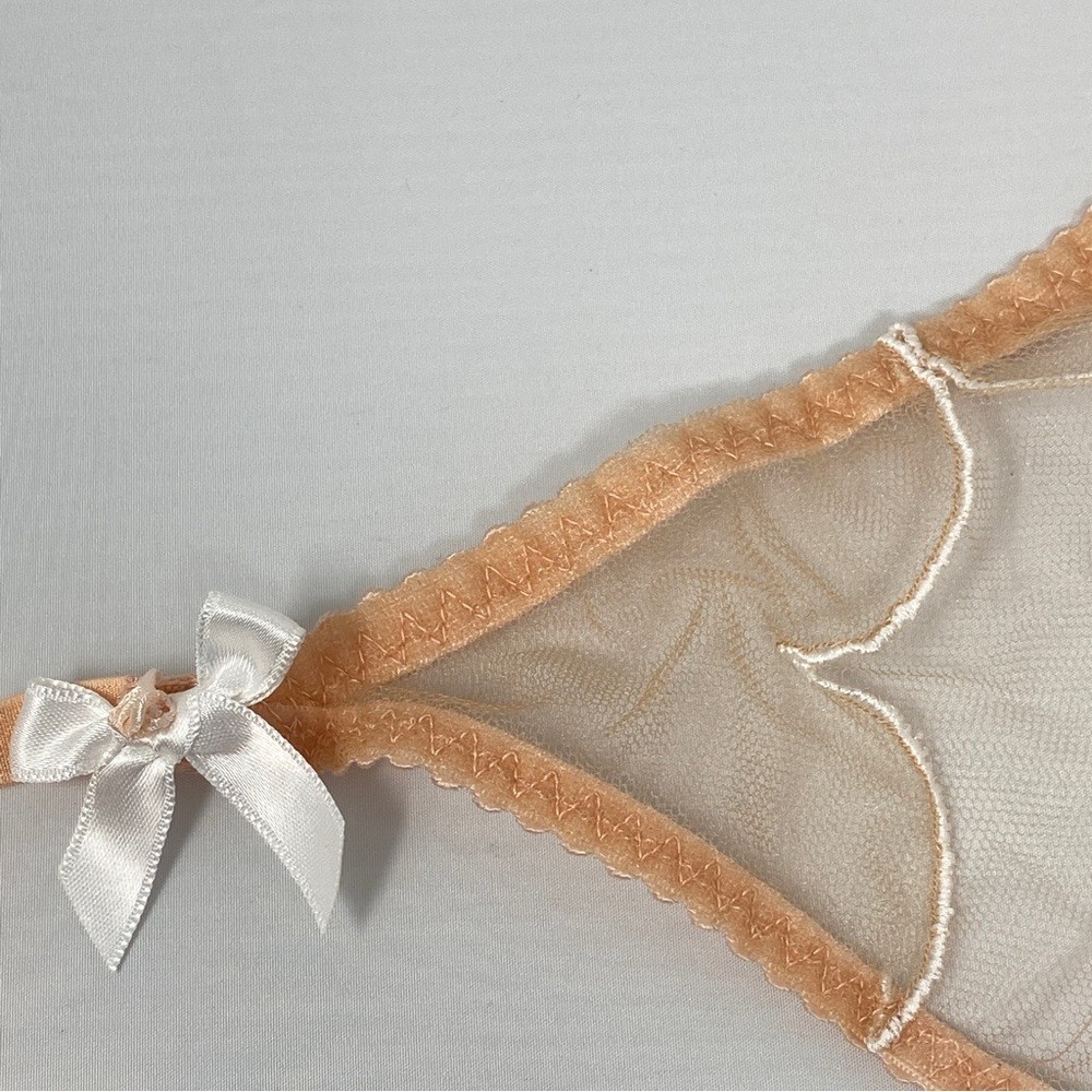 Agent Provocateur Lorna Nude White Thong AP3 Medium NWT