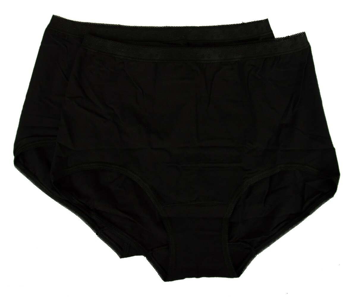 2 Pack Women Cotton Briefs Bipack Panties Spider Item 07580Z FLY MAXI