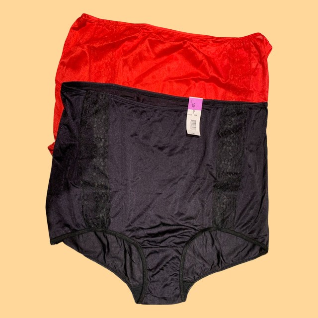 Granny Nylon Panties 2pack