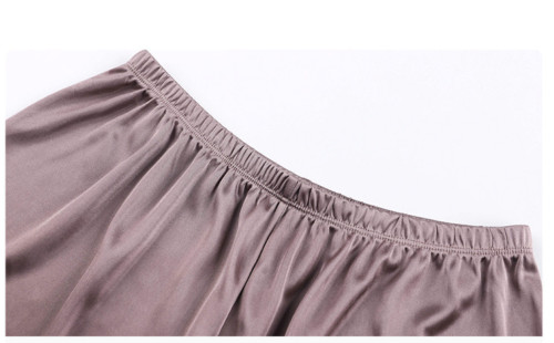 Women Sexy Home Shorts smooth&Mesh underwear Ladies Silkly boyshorts Knickers S