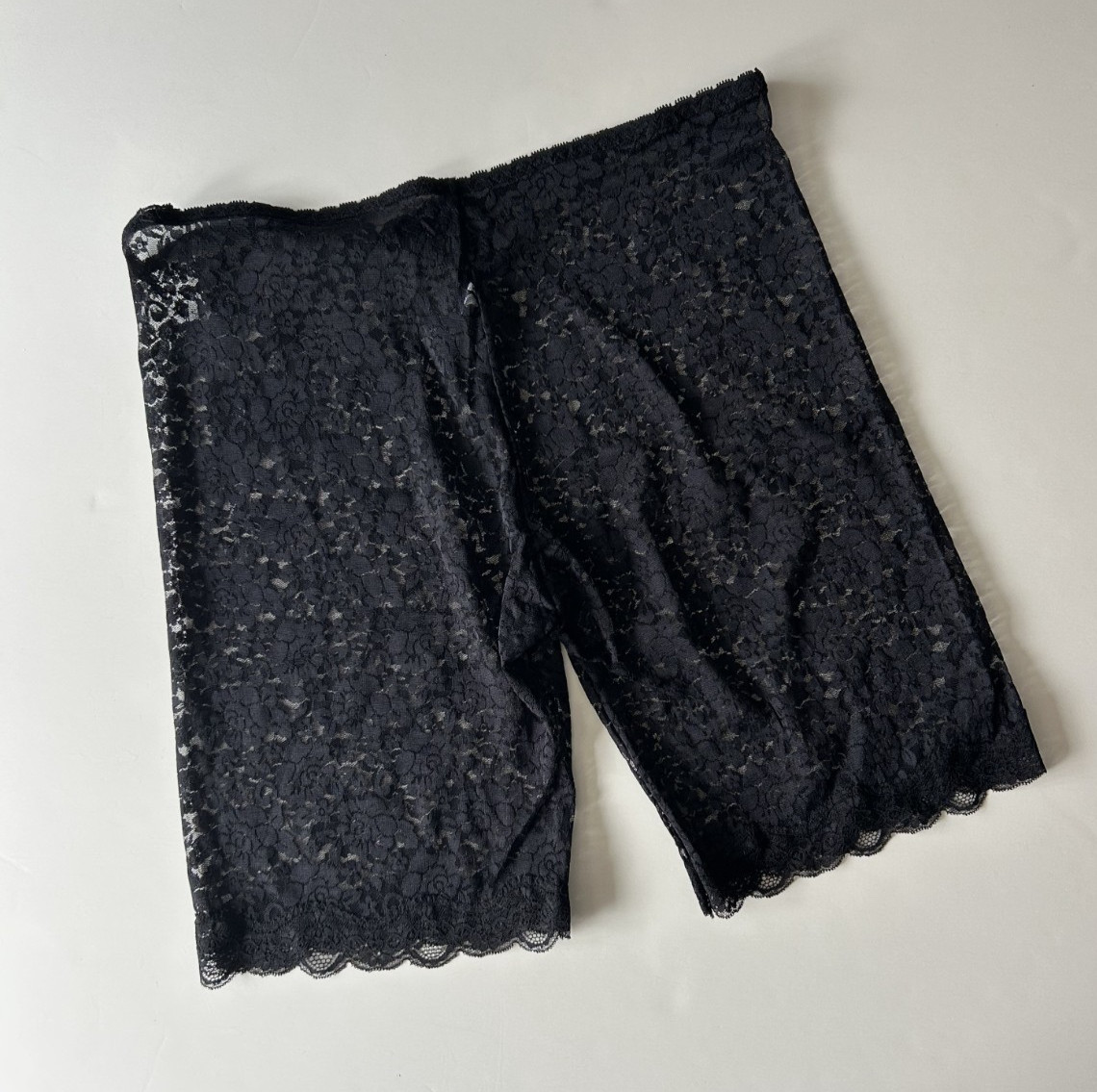 NWT Paramour Black Lace Bike Shorts, sz 1X 2X