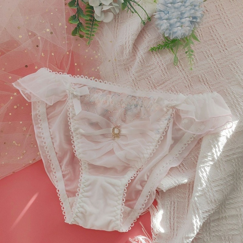Japanese Lolita Girls Panties Briefs Low Waist Cute Princess Underpants School