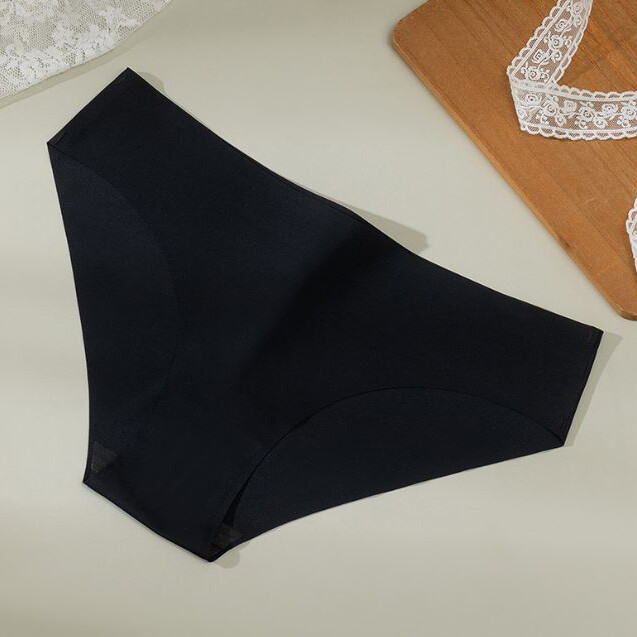 Lot 5 Pcs Womens Sexy Panties Lingeries Ice Silky Underwear High Cut Intimate