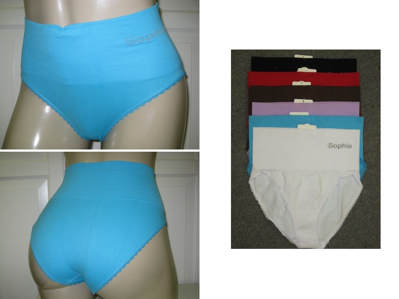 4 NWT SEAMLESS POWER TUMMY CONTROL BRIEFS UNDERWEAR PANTY LOT S M L XL