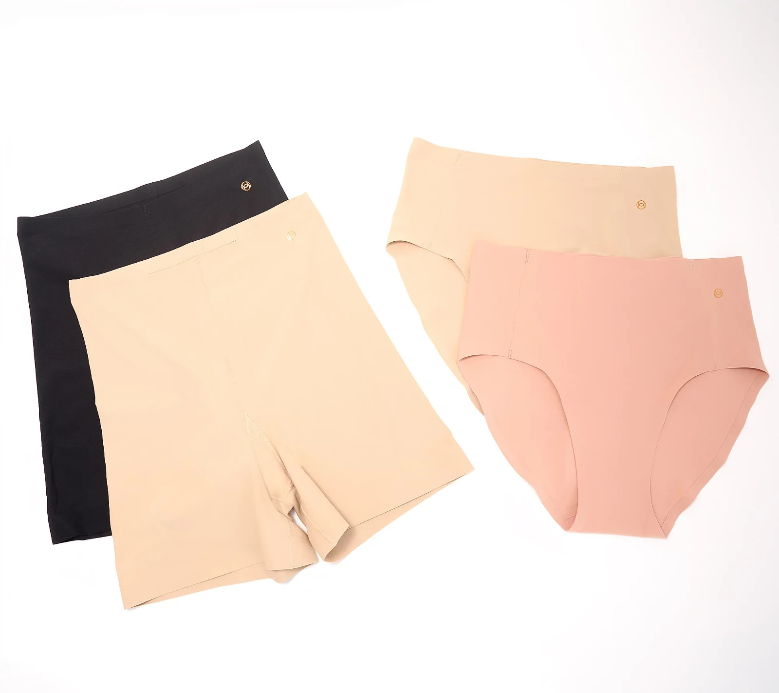 Evelyn & Bobbie~Set of 4~High Waisted Retro Brief & Slip Short~Sz 16-24~A731161