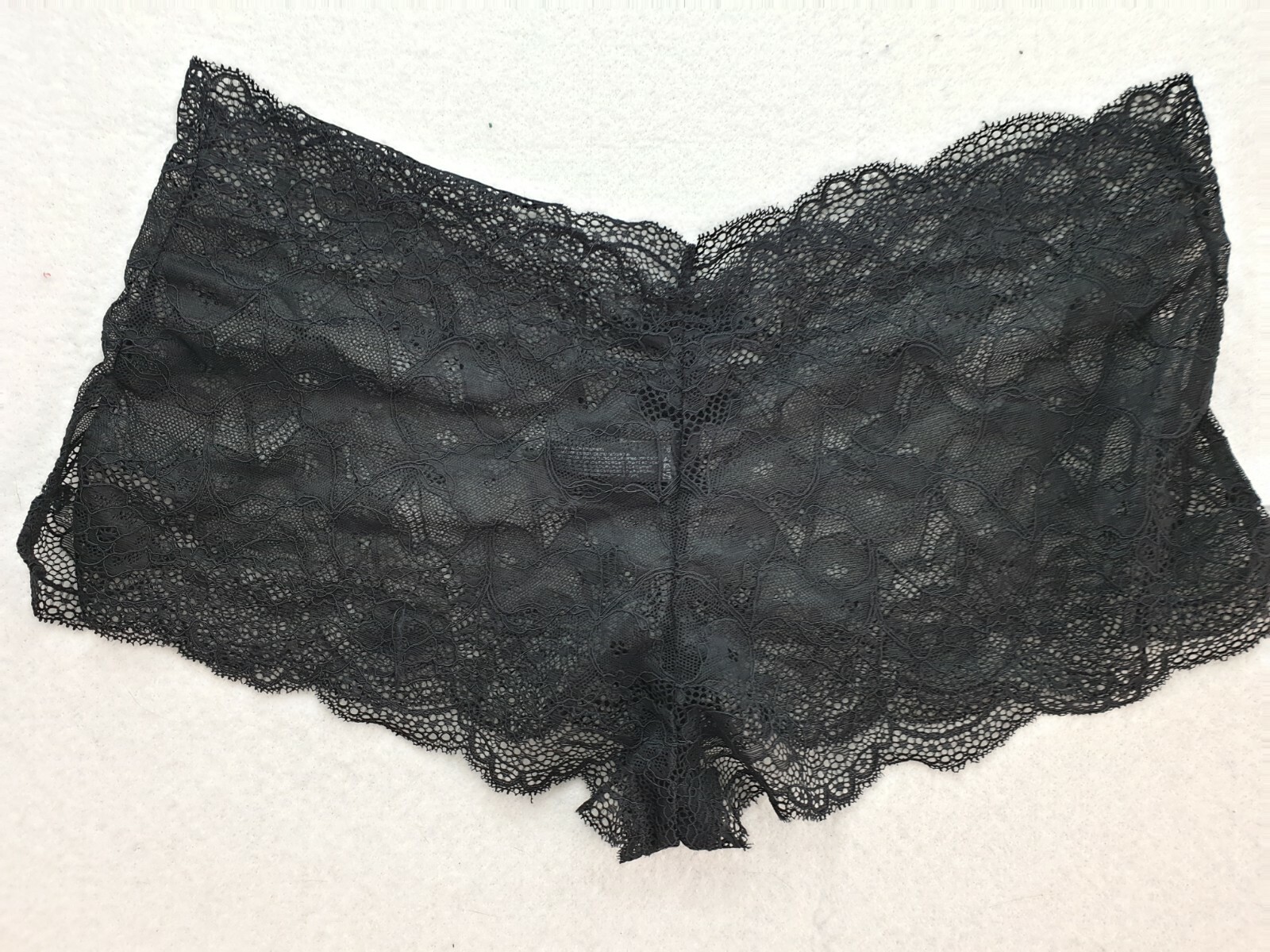 Smart & Sexy Women’s Panties Size 6 Color Black Lace Sheer