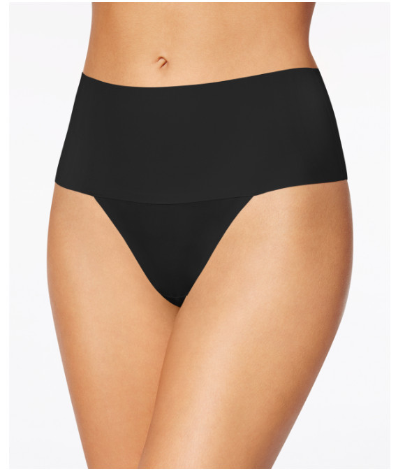 Spanx Women’s Undie-tectable Thong SP0115 Bottoms Black Size S 4534