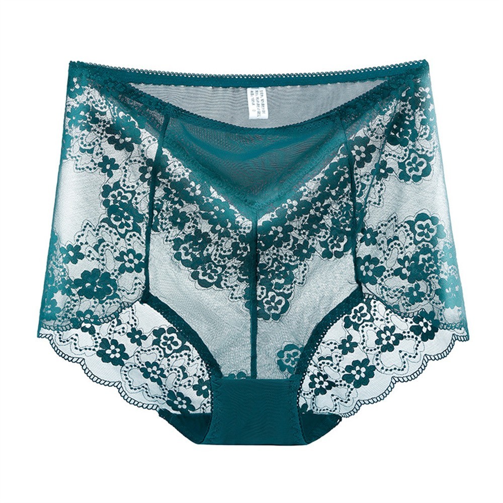 Sexy XXL (US 32-36 Waist) Green Lace Panties US Seller