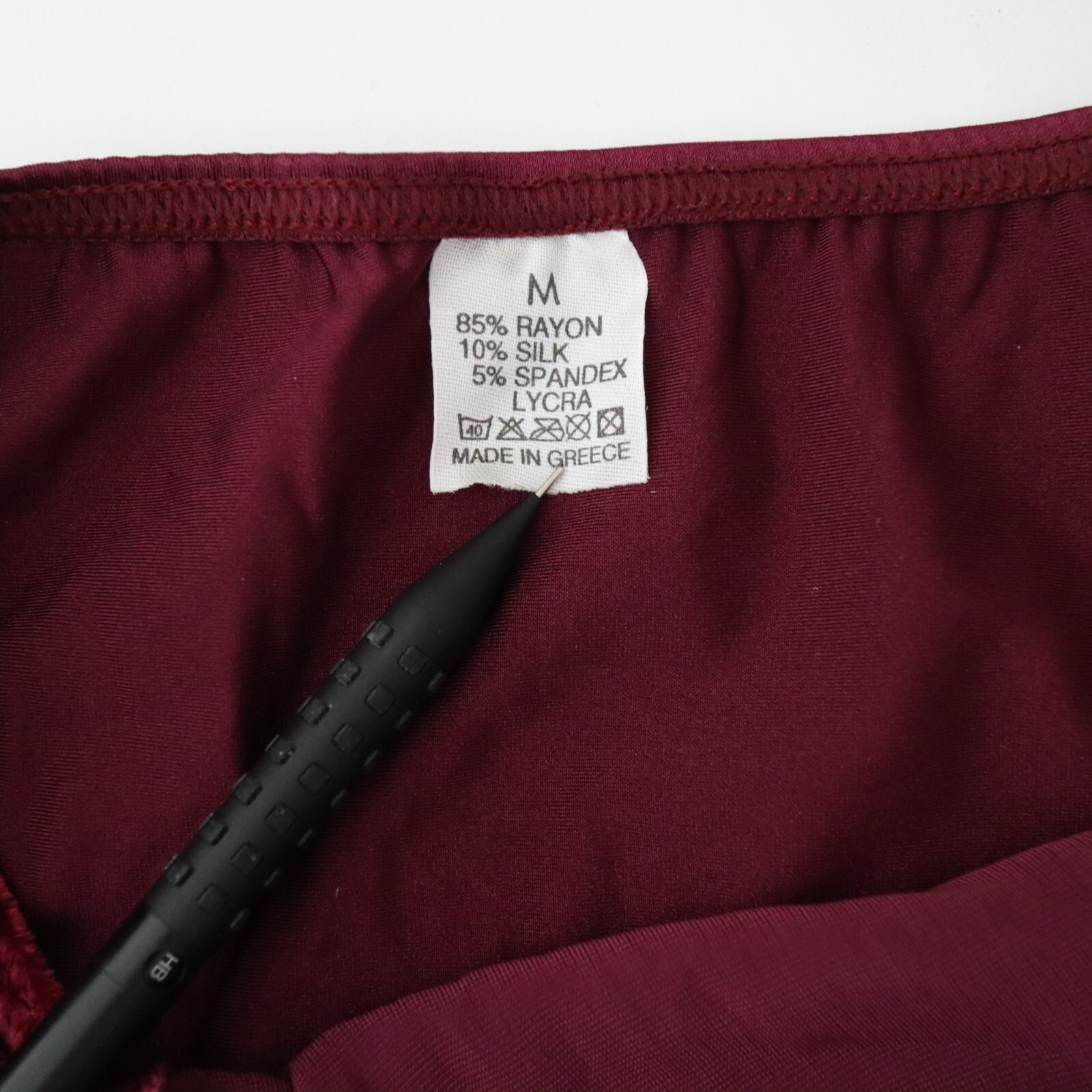 1 NEW TRUE VINTAGE 90s Velvet-Like & Silky Back Bikini Panties MEDIUM