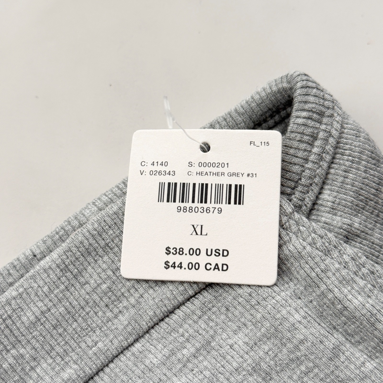 Anthropologie LyreBird Knit Brief Panty Heather Grey SZ S/M/L/XL