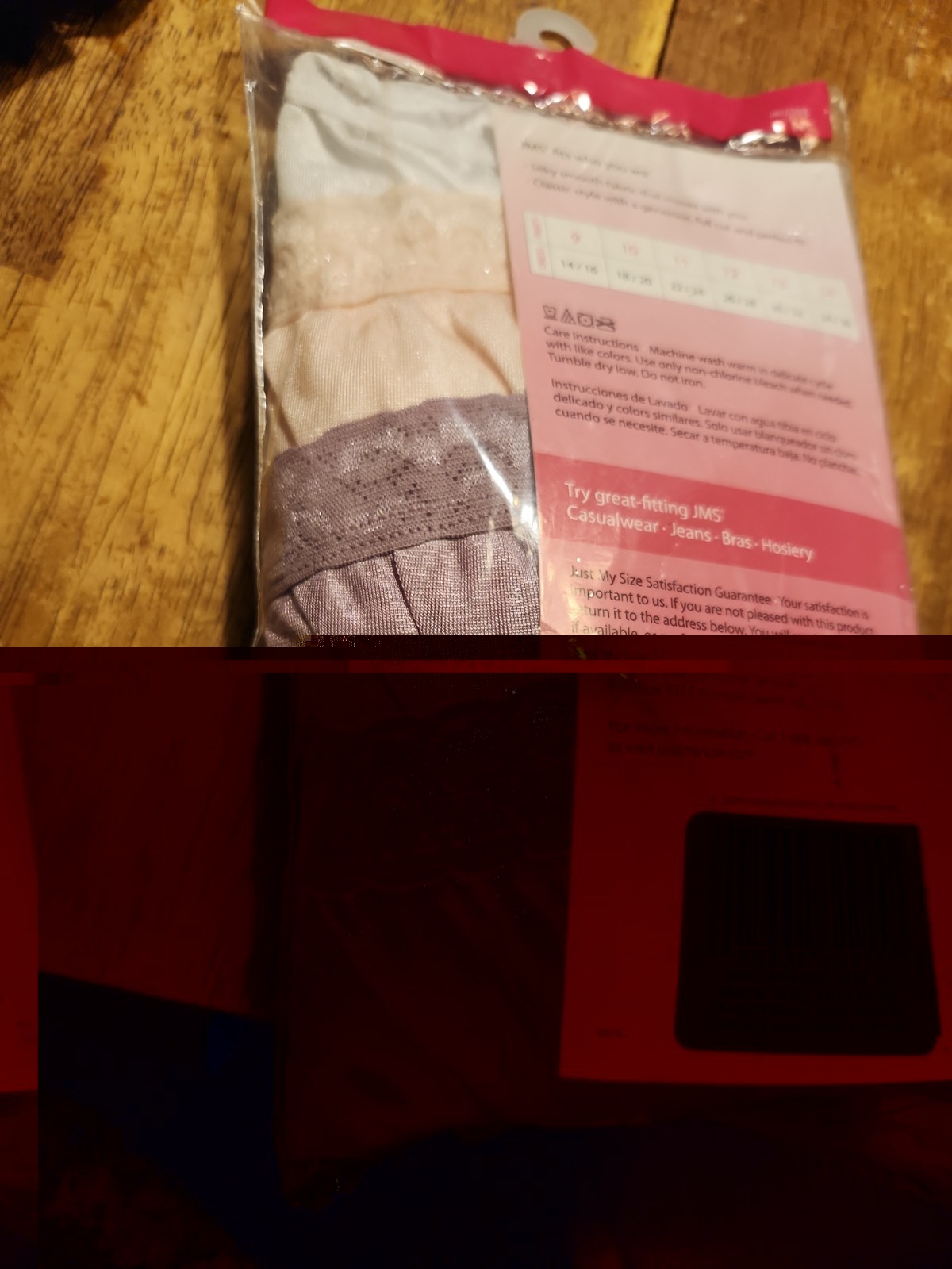 Just My Size Nylon Brief Panties size 10 Pack Of 4 Soft Colors 2009 Silky Smooth