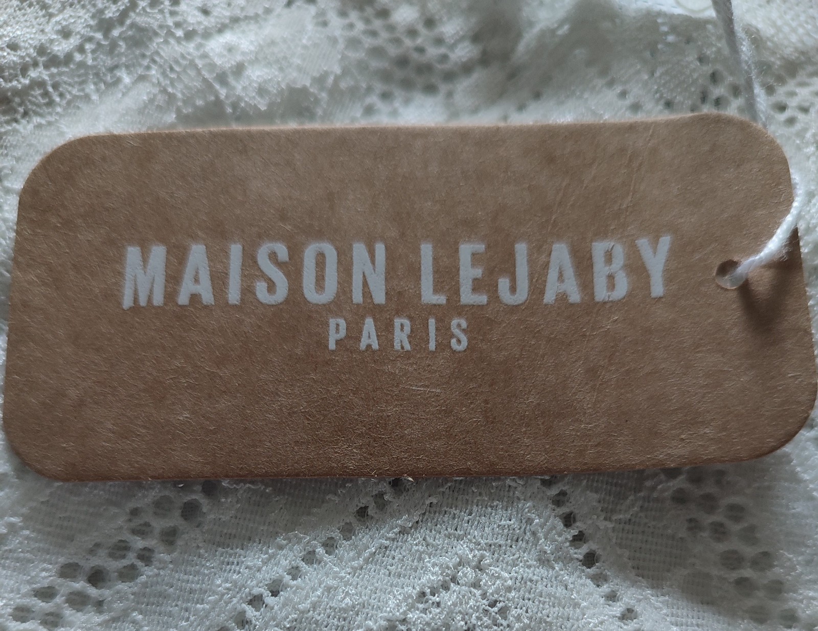 Maison Lejaby Paris Vertige Lily Jacquard French Lace Briefs UK 12 RRP £45 BNWT