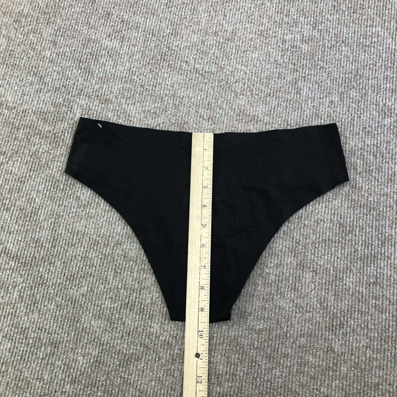 EBY Underwear Womens M Black Seamless Bikini Panties Microfiber Stretch