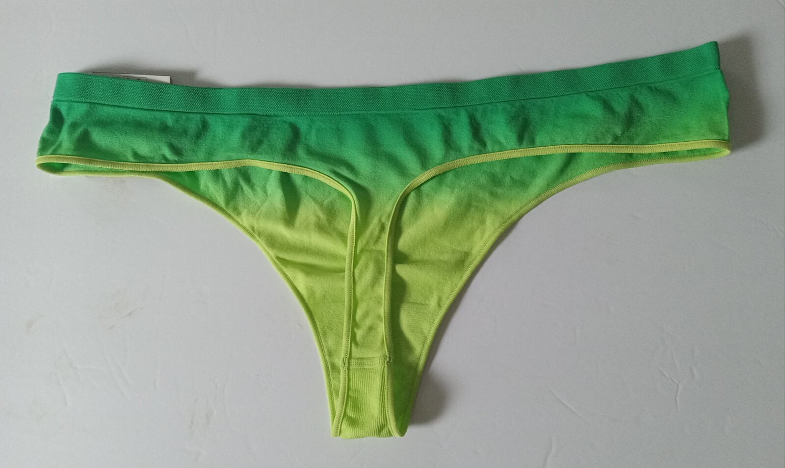 Women’s No Boundaries Seamless Thong , XXL Green Panty Underwear NEW W/ TAG