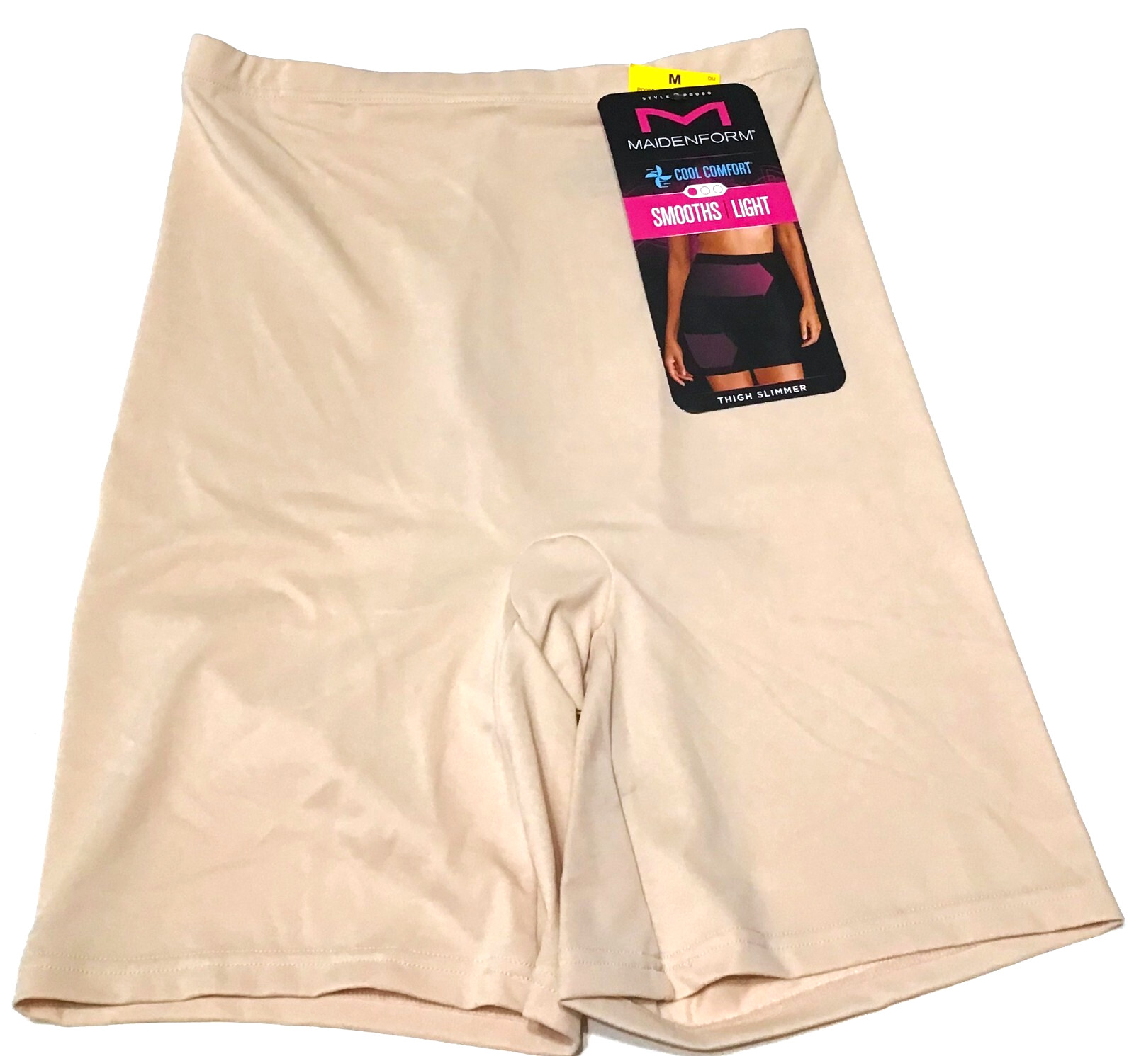 medium – NWT Maidenform Cool Comfort Thigh Slimmer w/panty beige style POO60 (c4