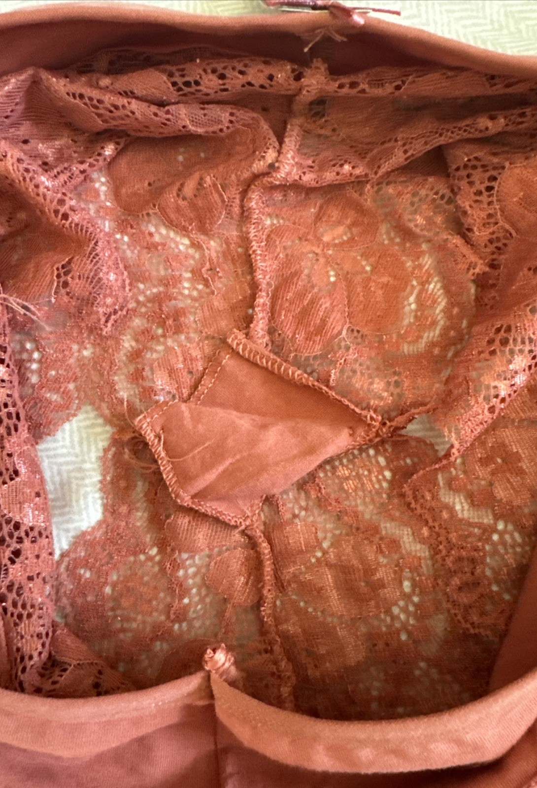 New Vision Intimates Sexy Rose Lace Boyshort Panties Size XL Elastic Top Nylon