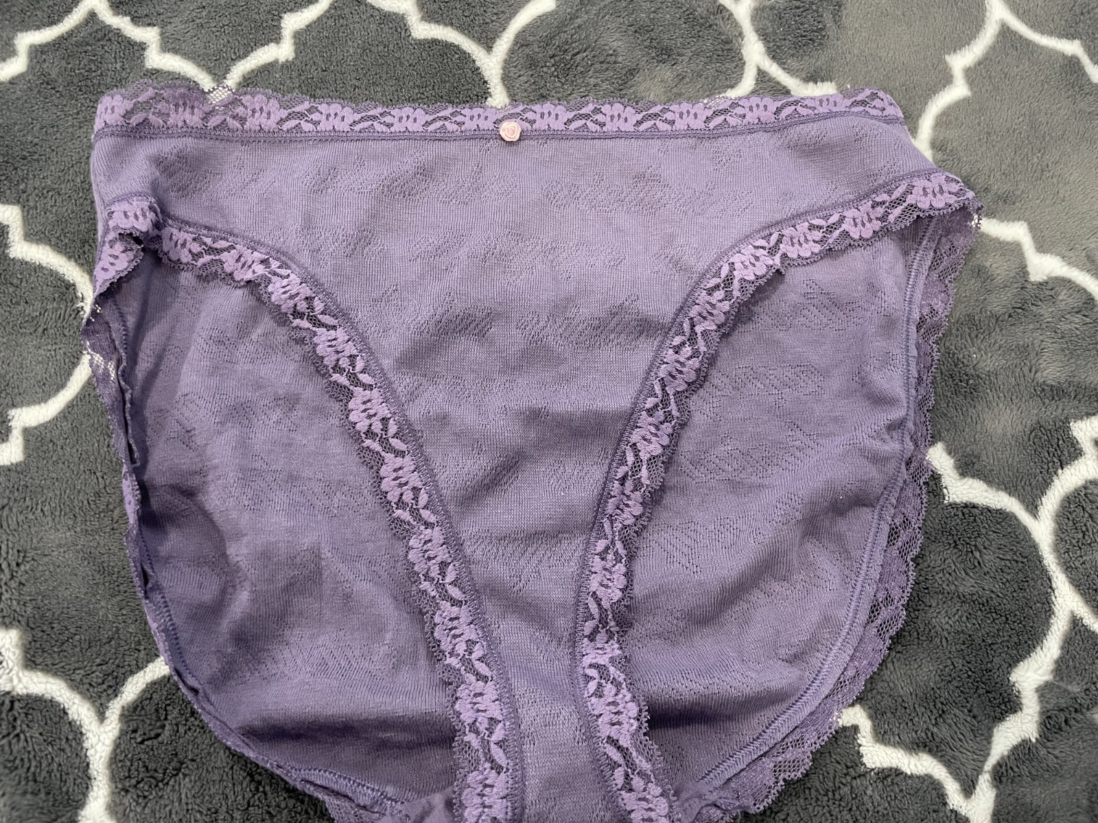 NWT Victorias Secret size XL high leg brief panty Purple