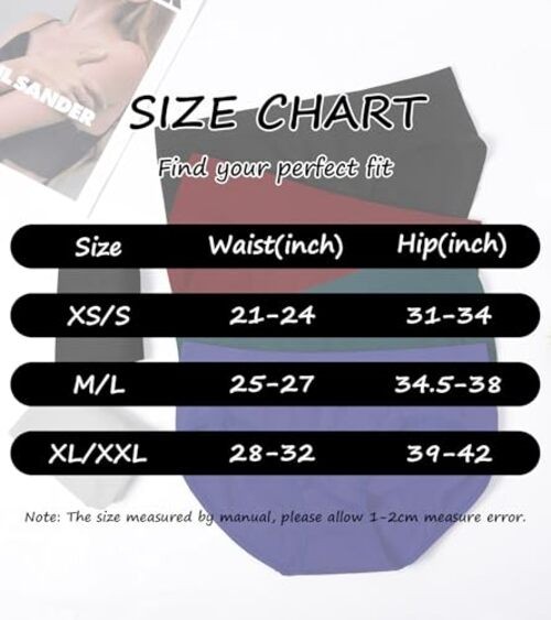 Women’s Underwear Wicking Stretch Hipster Panties X-Large-XX-Large Multicolor
