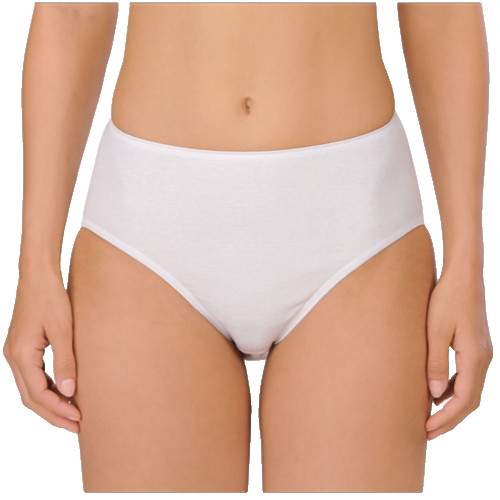 Naturana White Maxi Briefs XL Women’s 100% Cotton NA2103 Smooth Plain pants