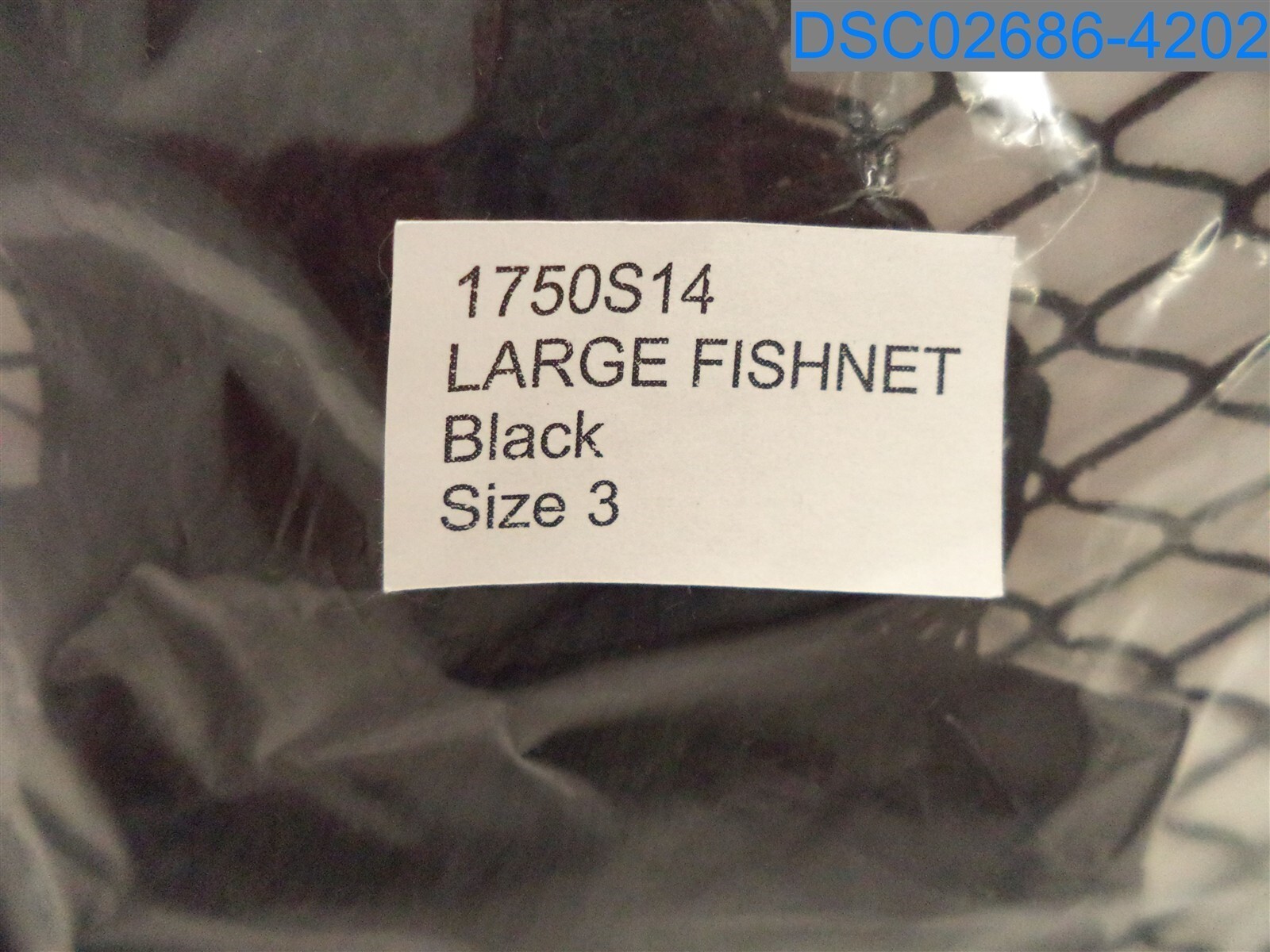 UNBRANDED: Women’s Black Large Fishnets 086572352624