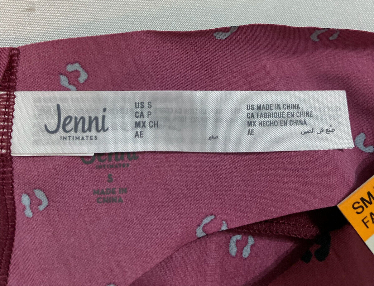 Jenni No-Show Thong Underwear Simple Leo S