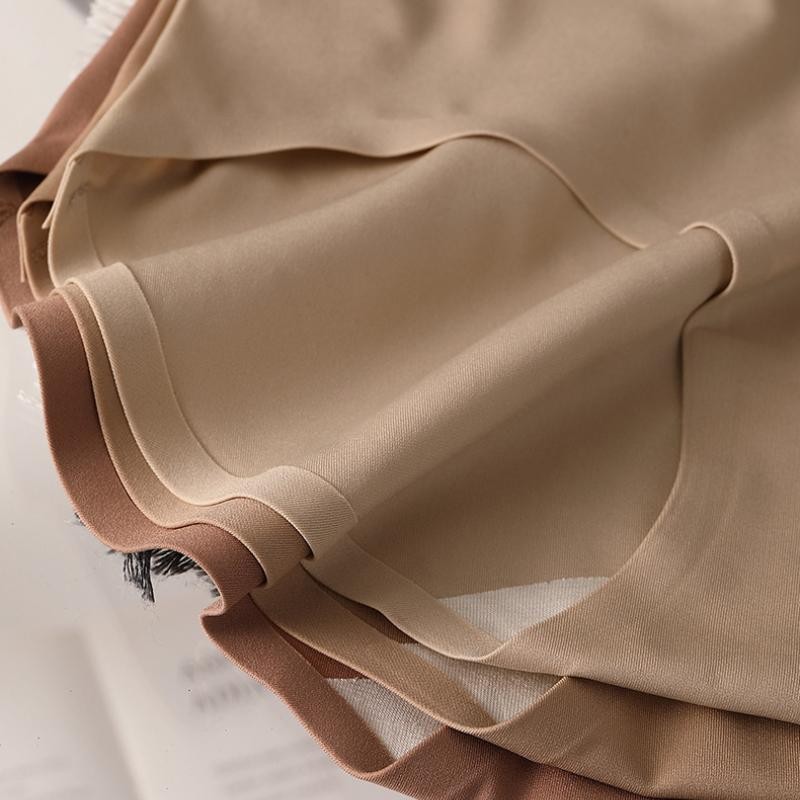 Women Seamless Invisible Panties Ice Silk High Waist Ultra Thin Soft Comfortable