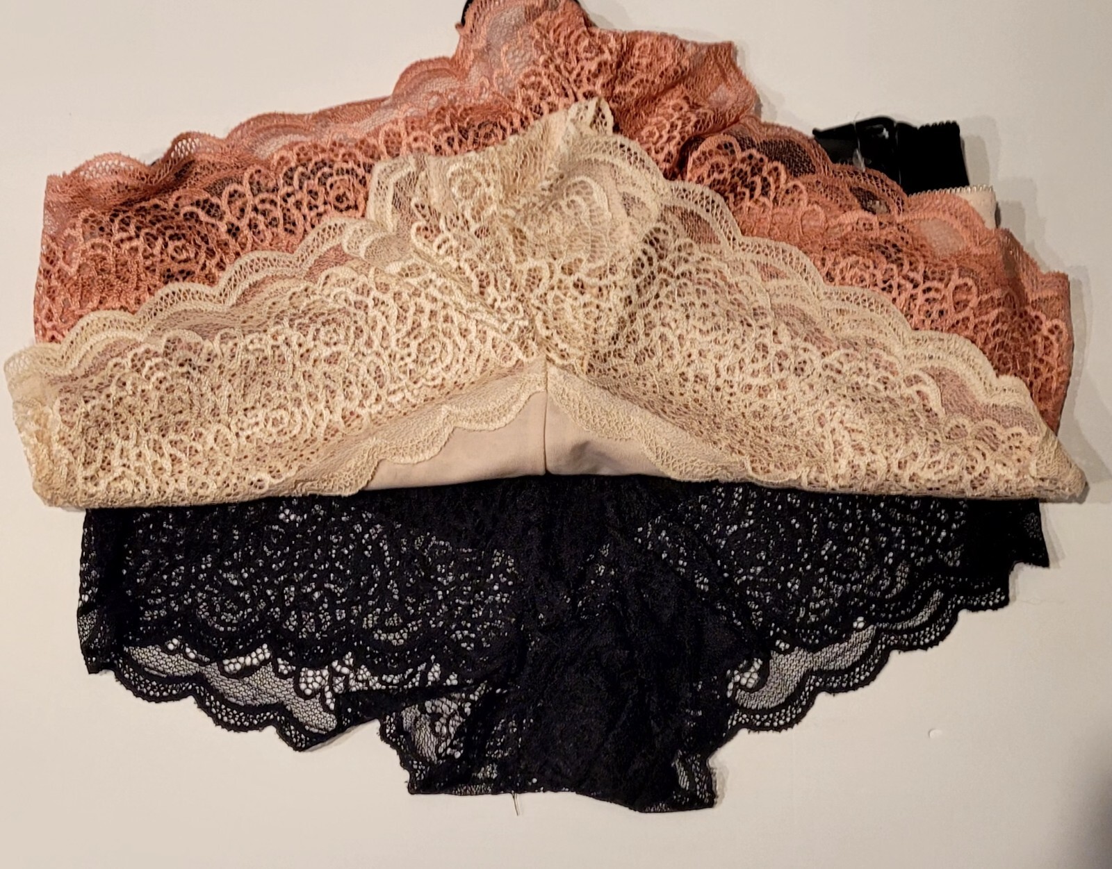 Prima Valentina ~ 3-Pair Women’s Underwear Panties Lace Plus Size: 1X, 2X, 3X