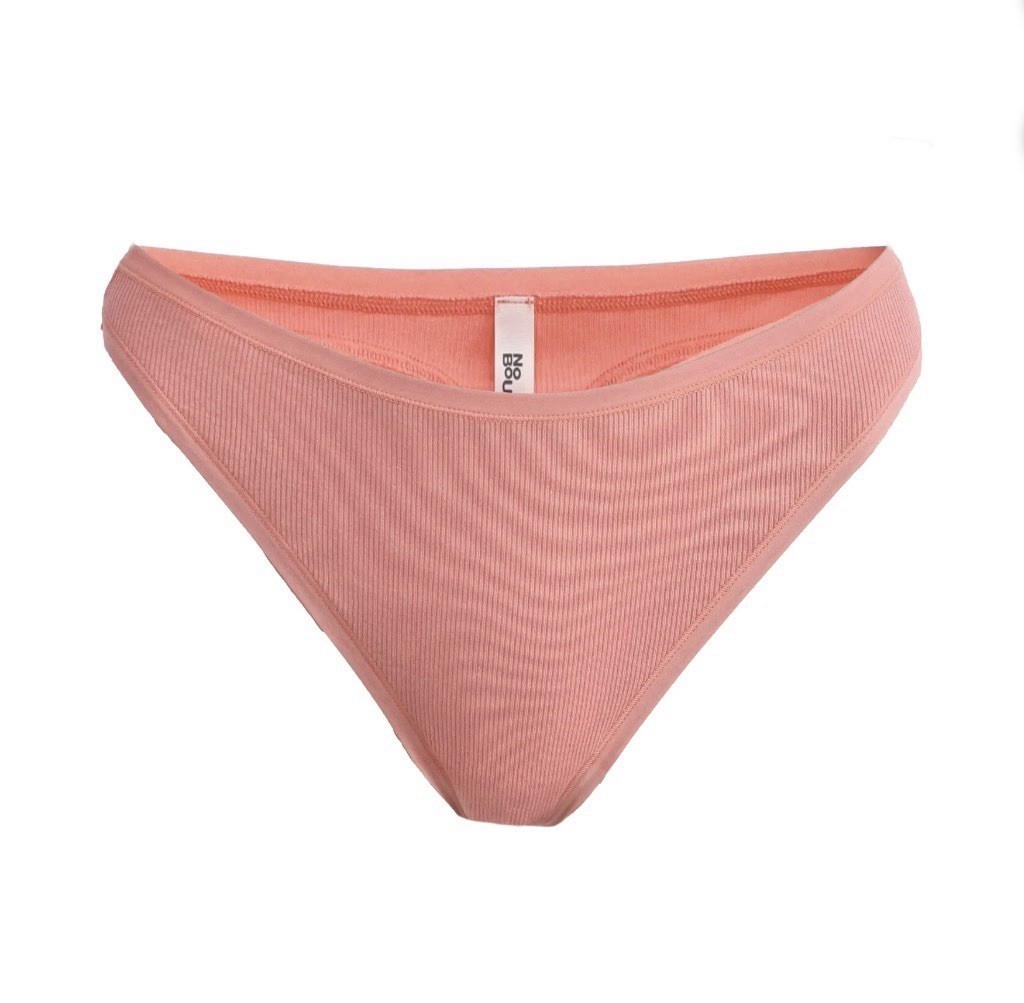 5-Pair NO BOUNDARIES Women’s Size XS (0-2) Mid-Rise Thong Ribbed Stretch Cotton