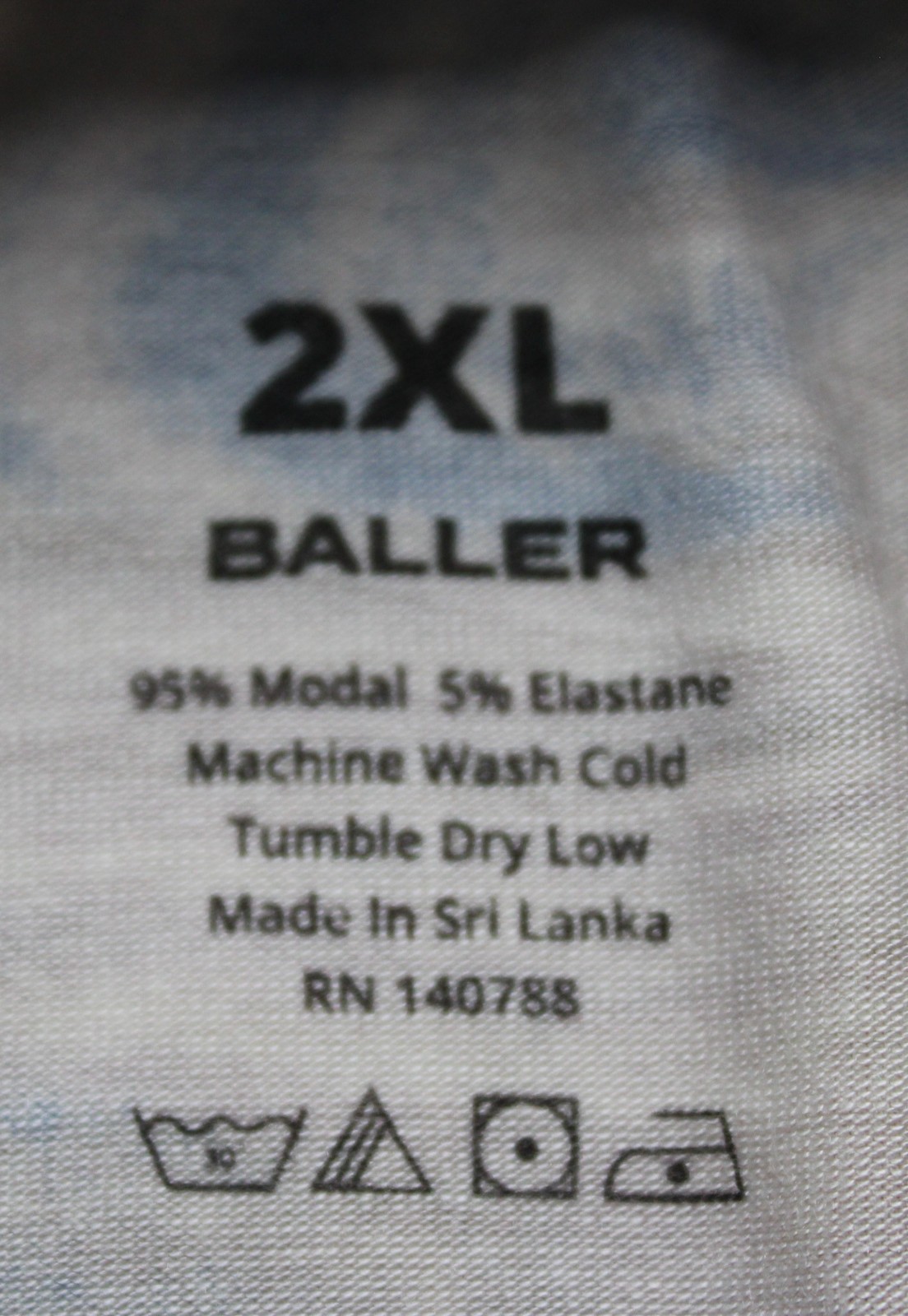 Woxer Women’s Baller Soft Modal Boxer Briefs DH3 Hazy Rouge Marble 2XL NWT