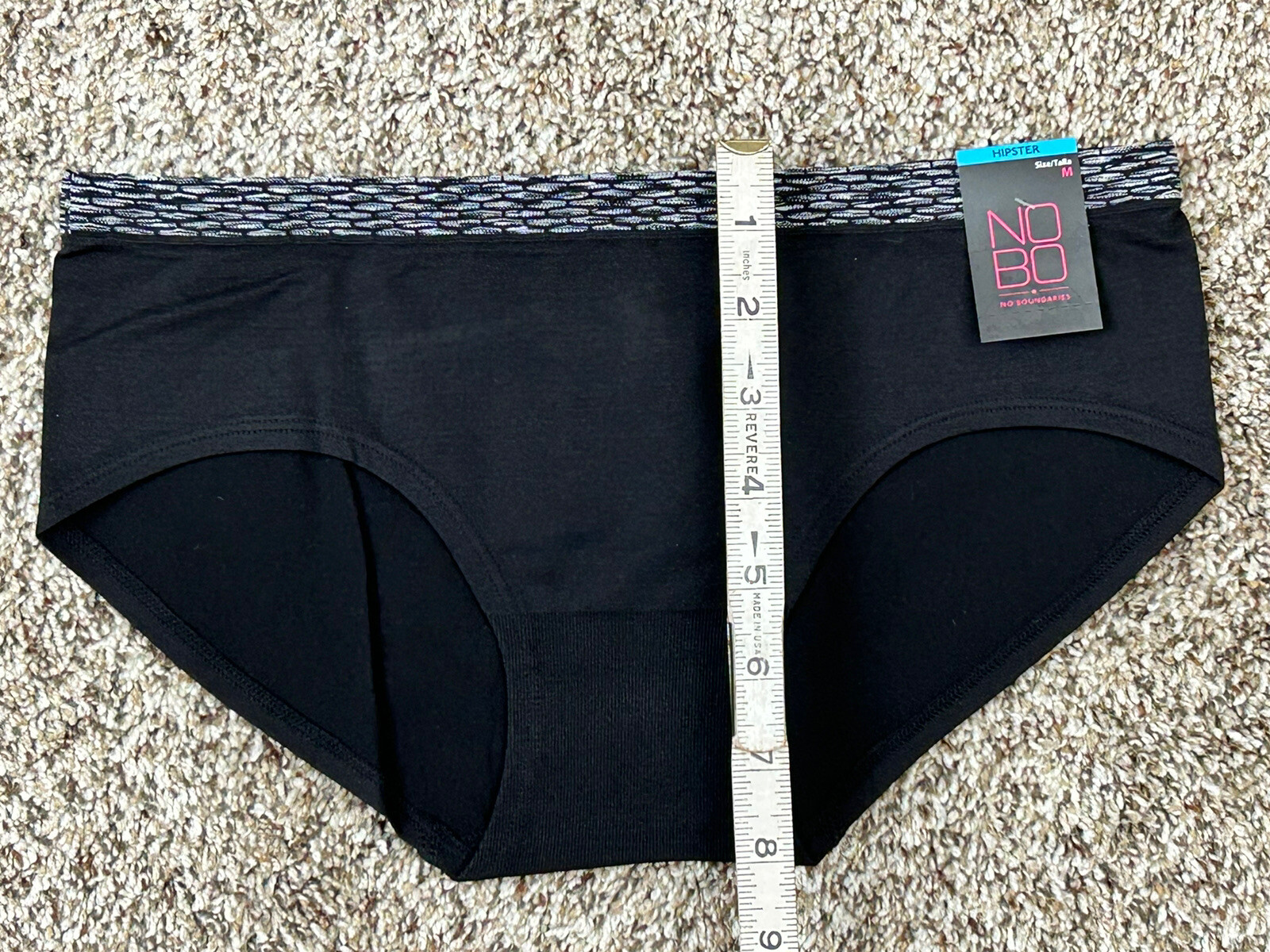 New NOBO No Boundaries Seamless Hipster Panties 3-PACK MEDIUM (E26)