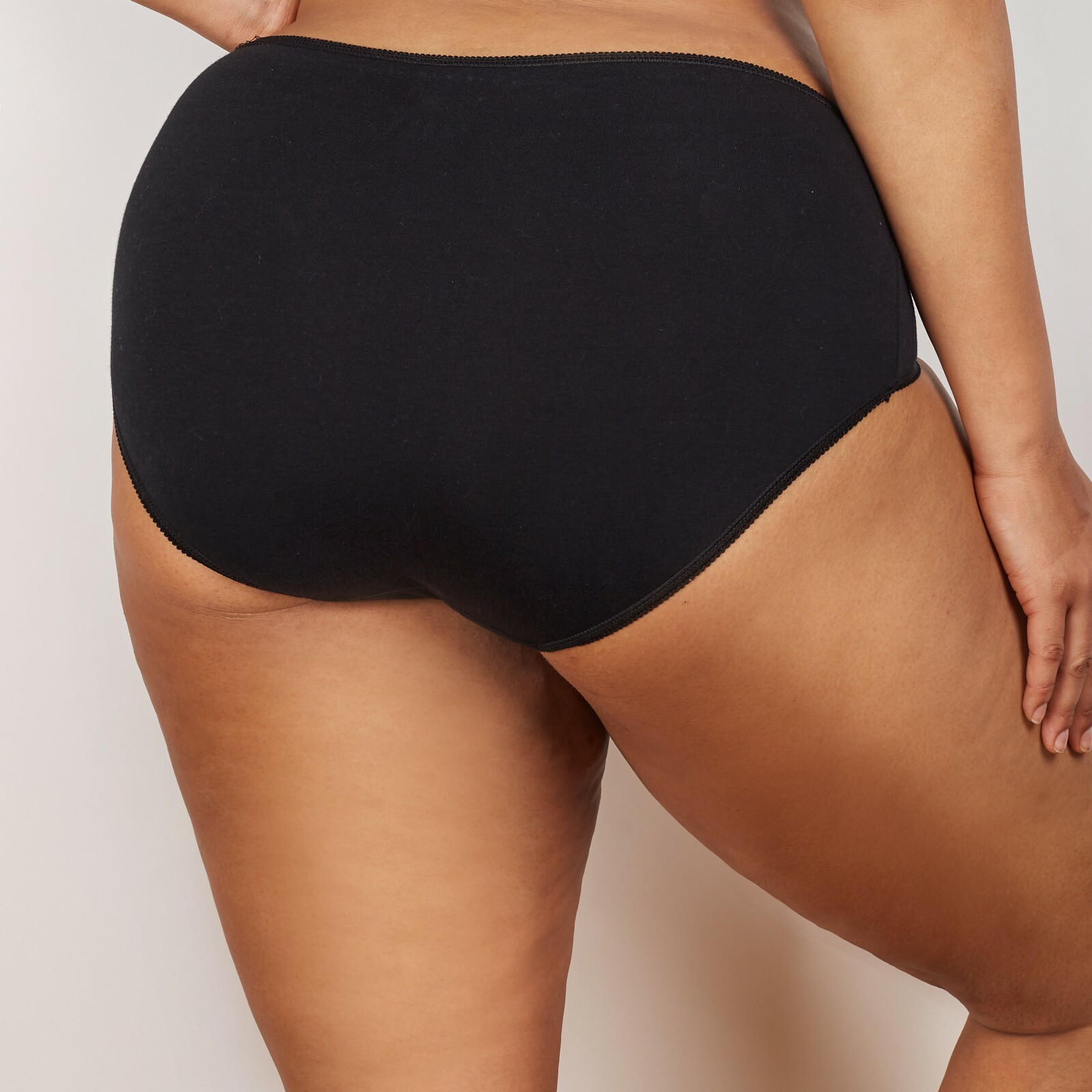 WOMENS MIDI BRIEFS COTTON LACE KNICKERS SEXY LADIES UNDERWEAR PLUS SIZES 14-32